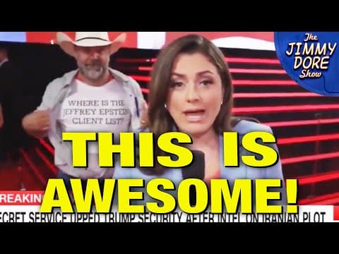 YouTube thumbnail for CNN Reporter EPICLY TROLLED By RNC Attendee [01:35 | JUL 20 24 | TJDS