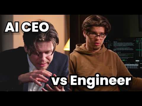 YouTube thumbnail for AI CEO vs Engineer (2026)