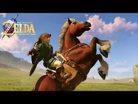 YouTube thumbnail for Legend of Zelda: Ocarina of Time Remake Trailer