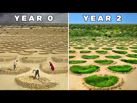 YouTube thumbnail for reforestation in the Sahara