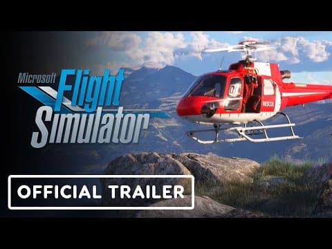 YouTube thumbnail for Microsoft Flight Simulator 2024 Reveal Trailer
