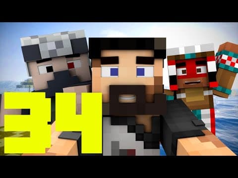 YouTube thumbnail for DIAMONDS! (Minecraft Starblight Desert) (VintageBeef POV)