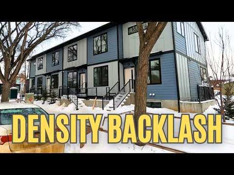 YouTube thumbnail for Edmonton tried to fix its housing shortage with multi-family buildings. Some Edmontonians really don't like that.