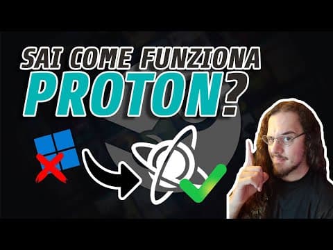 YouTube thumbnail for PROTON e Steam Machine mi hanno convinto ad ABBANDONARE Windows