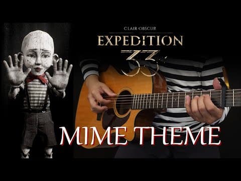 YouTube thumbnail for In Lumiere's Name (Mime Battle Theme) Guitar Cover by Anton Betita. [Clair Obscur: Expedition 33]