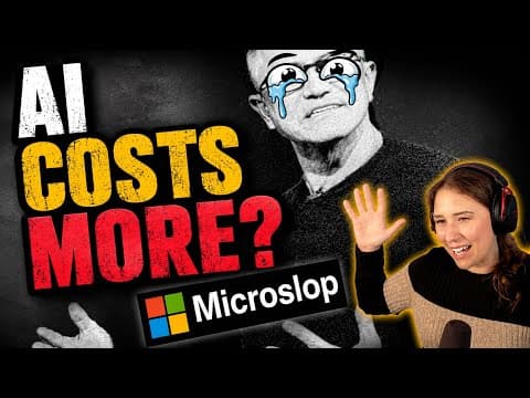 YouTube thumbnail for Nvidia VP Admits AI Costs More Than The Employees