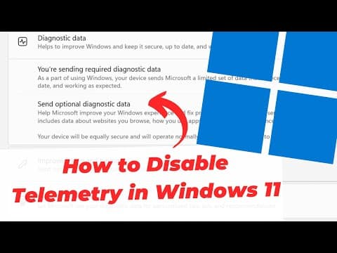 YouTube thumbnail for Leave Windows 11 Idle For 24 Hours, It Sends Over 3000 Telemetry Pings To More Than 100 Different Servers.