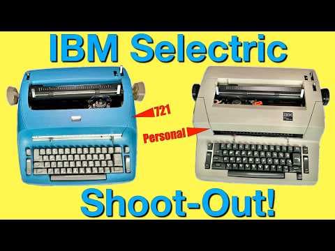 YouTube thumbnail for A Selection of Selectrics | Joe van Cleave