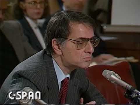 YouTube thumbnail for Carl Sagan testifying before Congress on climate change fourty years ago today