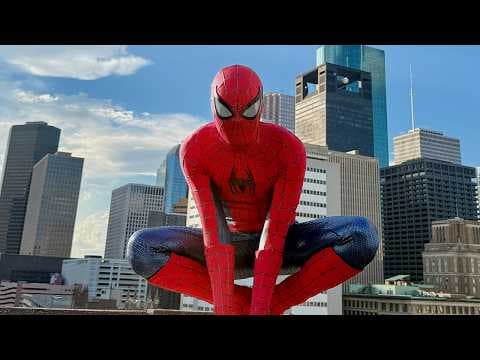 YouTube thumbnail for This Spiderman costume is AMAZING!!!