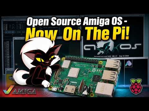 YouTube thumbnail for Forget Emulation: Amiga Now Runs NATIVELY on Raspberry Pi! - YouTube