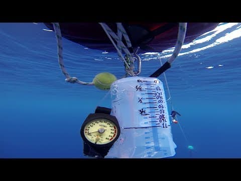 YouTube thumbnail for what happens to the lungs of a freediver during a deep dive, boyle´s law in action