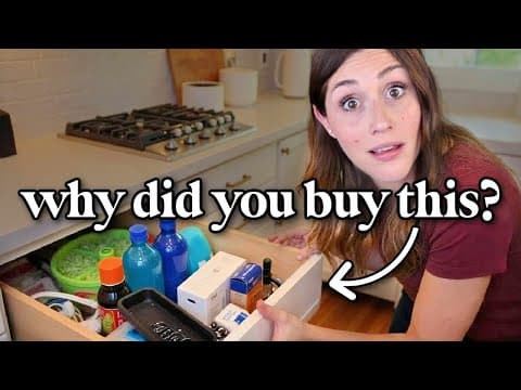 YouTube thumbnail for 35 Products That Instantly Become Clutter