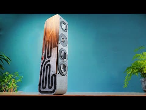 YouTube thumbnail for DIY Perks designs and builds speakers