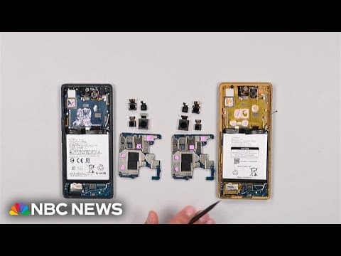 YouTube thumbnail for This Trump phone is a rebranded HTC unit.