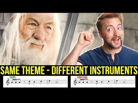 YouTube thumbnail for The Lord of the Rings is a MASTERCLASS in Theme Writing
