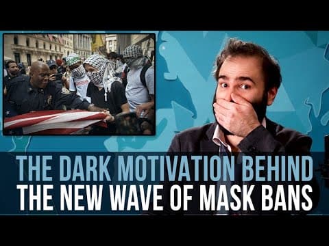 YouTube thumbnail for The Dark Motivation Behind The New Wave of Mask Bans - SOME MORE NEWS