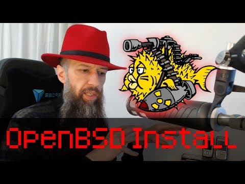 YouTube thumbnail for OpenBSD Super-Easy install