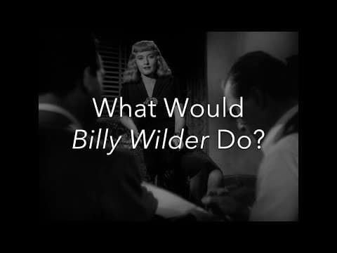 YouTube thumbnail for Every Frame a Painting: What would Billy Wilder do?