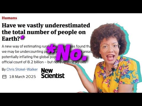 YouTube thumbnail for there are HOW MANY people on Earth?!