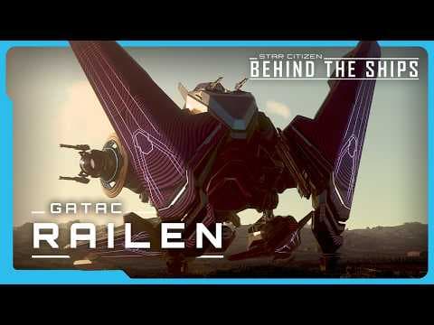 YouTube thumbnail for Star Citizen | Behind the Ships: Gatac Railen