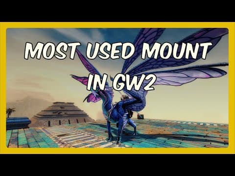 YouTube thumbnail for Every GW2 Mount in 60 Seconds (2024)