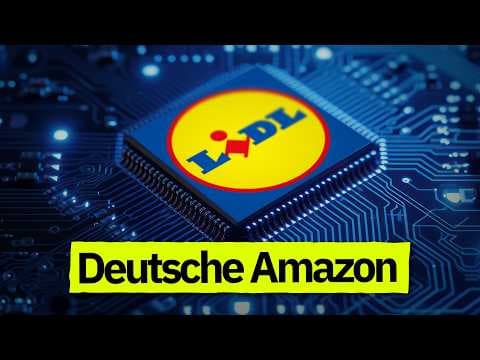 YouTube thumbnail for German grocery store chain Lidl evolving into tech company that could eventually replace Amazon AWS (video in German)