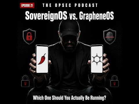 YouTube thumbnail for Know Your Threat Level: GrapheneOS vs. SovereignOS — Which One Should You Actually Be Running?