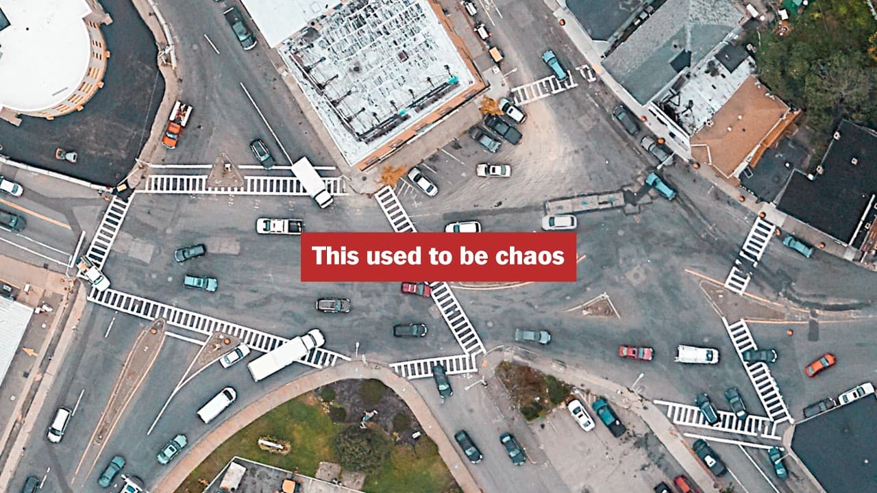 YouTube thumbnail for How the Most Dangerous Intersection in Massachusetts Got Fixed