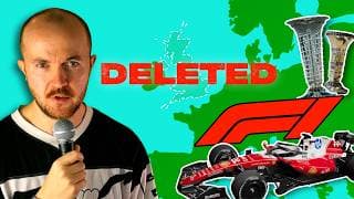 YouTube thumbnail for The Entire History of F1, but I Deleted the UK