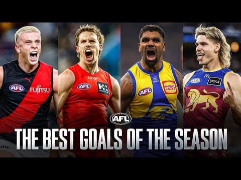 YouTube thumbnail for The 25 BEST GOALS of 2025