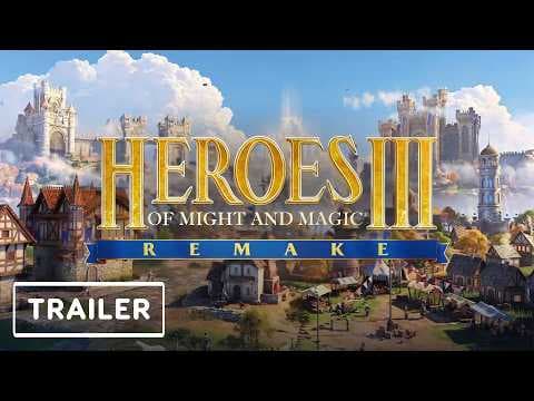 YouTube thumbnail for Heroes of Might and Magic 3 Remake - Official Reveal Trailer | gamescom 2026