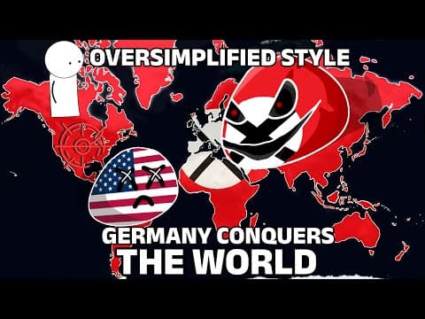 YouTube thumbnail for Wolfenstein | Oversimplified Style | Alternate WW2