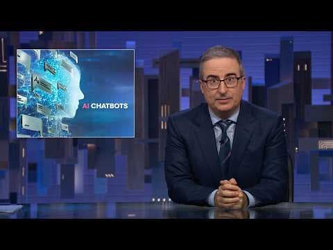 YouTube thumbnail for AI Chatbots: Last Week Tonight with John Oliver (HBO)