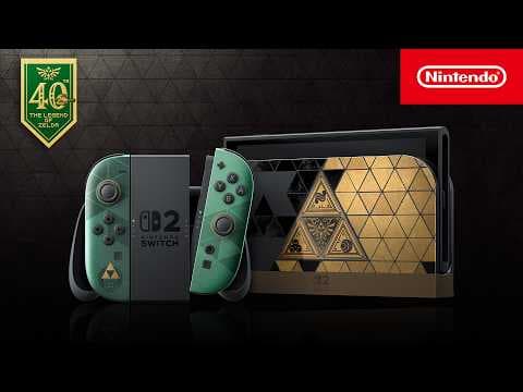 YouTube thumbnail for Nintendo Switch 2– The Legend of Zelda – 40th Anniversary Edition [Limited Edition Hardware]