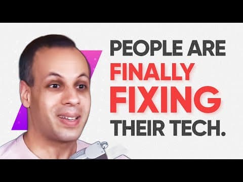 YouTube thumbnail for People more likely to fix old devices due to inflation; rising prices is killing consumerism