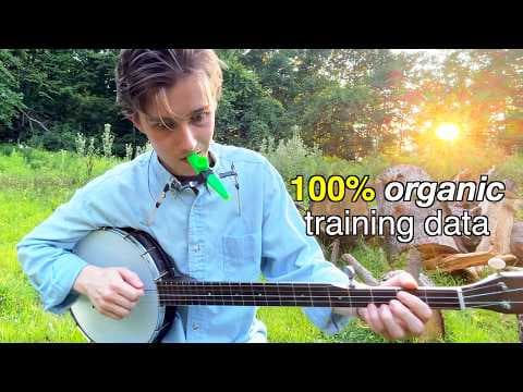 YouTube thumbnail for hey ai come train on this song - Luke Nickle