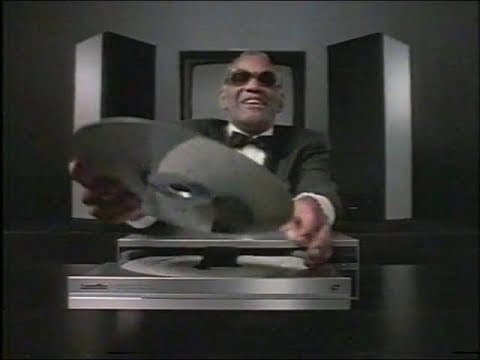YouTube thumbnail for Pioneer LaserDisc - Ray Charles Commercial (1984)