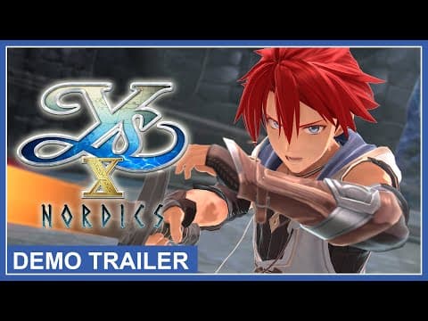 YouTube thumbnail for Ys X: Nordics - Demo Trailer [Available NOW]