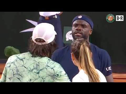 YouTube thumbnail for Frances Tiafoe & Jaime Faria Exchange Words 🍿 Roland-Garros 2026