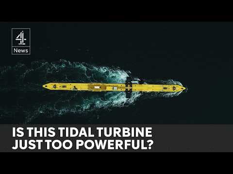 YouTube thumbnail for The world's most powerful tidal turbine - but can our grid handle it?
