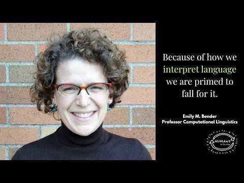 YouTube thumbnail for Stochastic Parrots | Emily M. Bender - Professor of Computational Linguistics