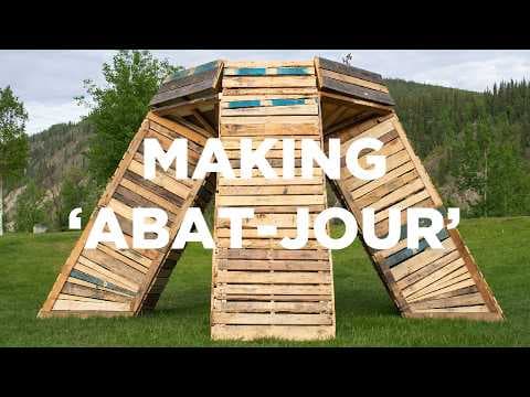 YouTube thumbnail for I just finished building this raised native-pollinator-garden installation