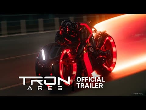 YouTube thumbnail for Tron: Ares | Official Trailer