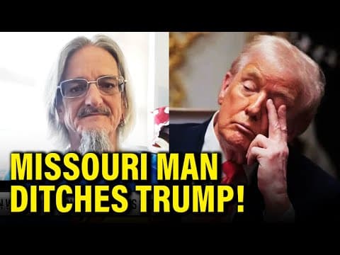 YouTube thumbnail for BIG Trump Supporter TURNS AGAINST HIM...in MISSOURI