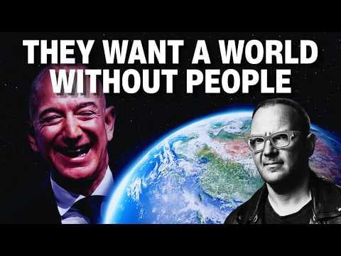 YouTube thumbnail for Cory Doctorow: tech billionaires want to live in a world without people.
