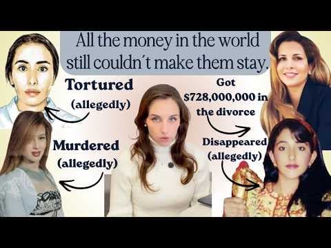 YouTube thumbnail for TW: Abuse, DV | Video on Dubai Princesses