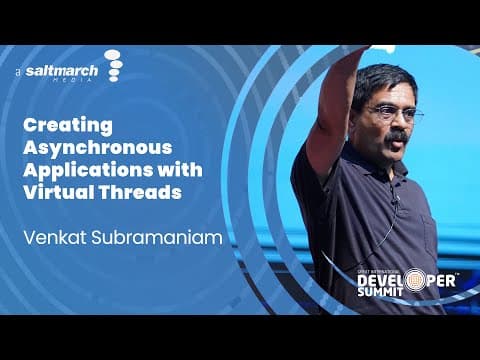 YouTube thumbnail for Creating Asynchronous Applications with Virtual Threads Venkat Subramaniam BackEnd
