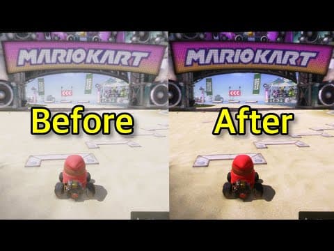 YouTube thumbnail for Fix Blown-Out HDR on Nintendo Switch 2 with These 𝗚𝗢𝗟𝗗𝗘𝗡 Settings (Works on Any TV)