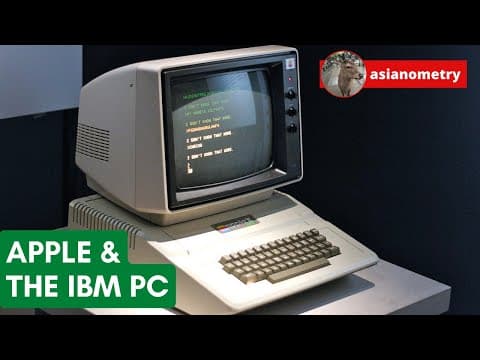 YouTube thumbnail for Apple‘s Struggle to Survive the IBM PC